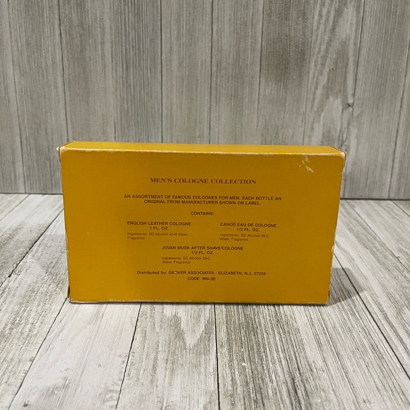 Vintage unopened box cologne English Leather British Sterling Canoe Jovan Musk* - Picture 3 of 10